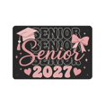 thumbnail image 5 of Officially A Senior My Last First Day Class Of 2027 Rust‑proof Metal Tin Sign, Photo Prop Backdrop with Bow and Heart Print, Wall Hanging Keepsake for Teen Bedroom and Dorm Room Decoration, 5 of 9