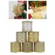 thumbnail image 5 of Cinta de tela brillante con cable de 6 yardas 2,5 pulgadas de ancho Baoblaze Oro, 5 of 8
