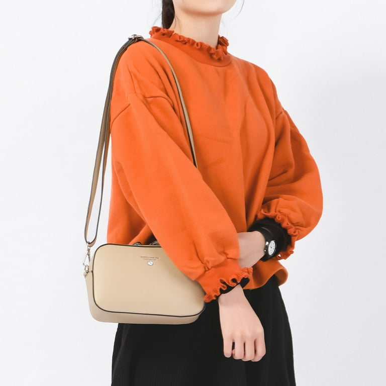Crossbody Bags for Women Leather Cross Body Purses Cute Design Handbags  Shoulder Bag Medium Size, Wine Red 