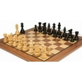 thumbnail image 5 of French Lardy Staunton Chess Set Ebonized & Boxwood Pieces with Classic Walnut Board - 2.75" King, 5 of 6