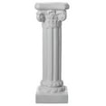 thumbnail image 2 of Decorative Modern Fiberglass White Plinth Roman Style Column Ionic Pedestal Vase Stand for Wedding, Living Room, or, 2 of 9