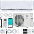 thumbnail image 2 of EastVita 12000 BTU Smart Mini Split AC/Heating System 19 SEER Split Inverter Air Conditioner with Pre-Charged Heat Pump & Installation Kit, Cools Rooms up to 750 Sq. Ft, 115V, 2 of 9