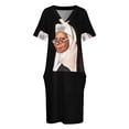 thumbnail image 3 of Vestido de bolsillo suelto Whoopi, ropa de verano, vestido para mujer, vestidos de fiesta de verano para mujer, 3 of 6