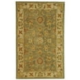 thumbnail image 2 of SAFAVIEH Antiquity Clematis Traditional Floral Wool Area Rug, Green/Gold, 8' x 8' Round, 2 of 10
