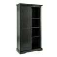 thumbnail image 2 of Emma + Oliver 36" Wide Farmhouse Storage Cabinet with Sliding Barn Door, 4 Adjustable Height Shelves and 2 Fixed Shelves in Black, 2 of 14