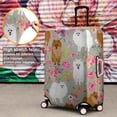 thumbnail image 4 of Pomeranian Dog and Flower Floral Luggage Cover Fashion Suitcase Cover Baggage Covers Fit 25-28 Inch Luggage (Go Travel), 4 of 5