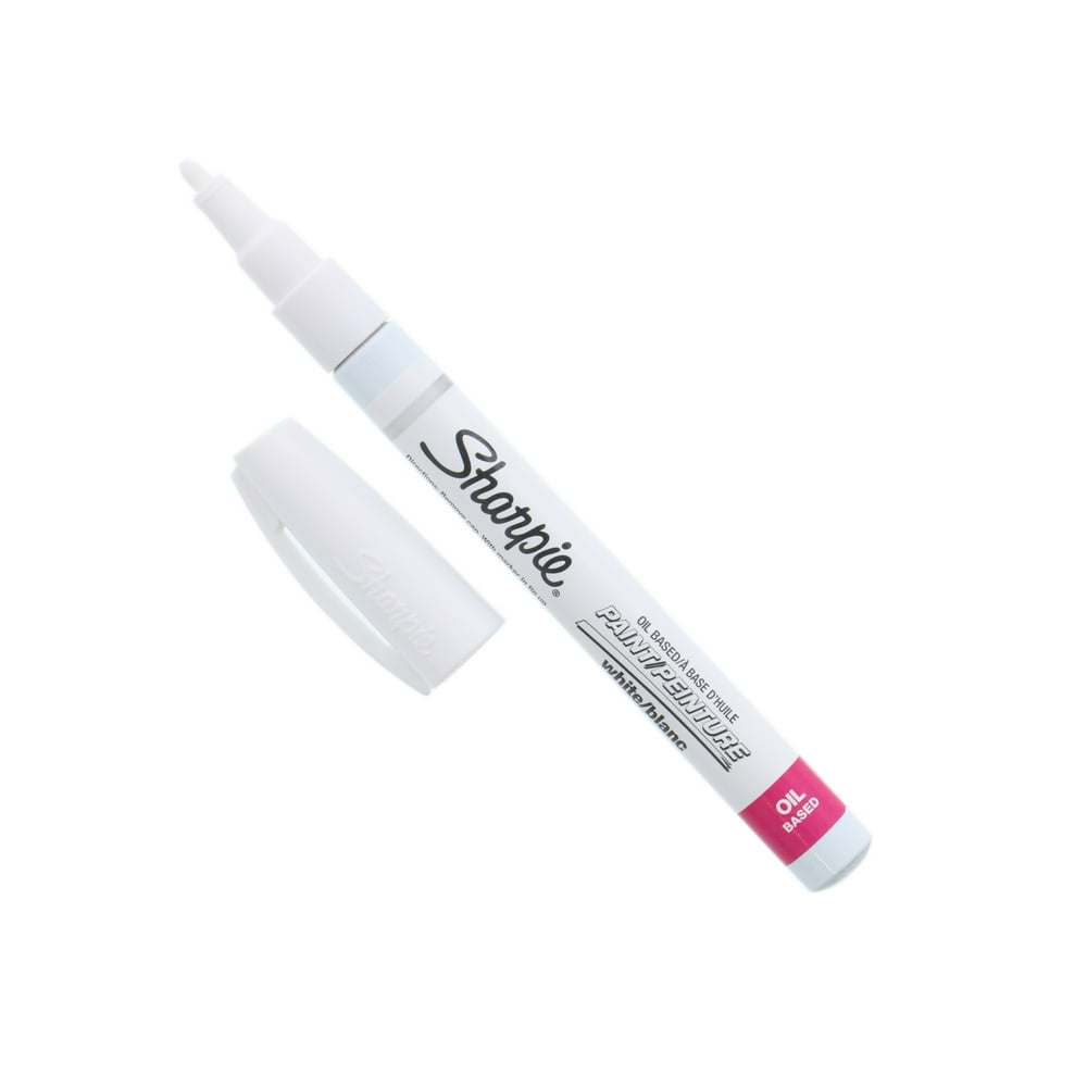 Sharpie® OilBased Paint Marker, Fine Point, White