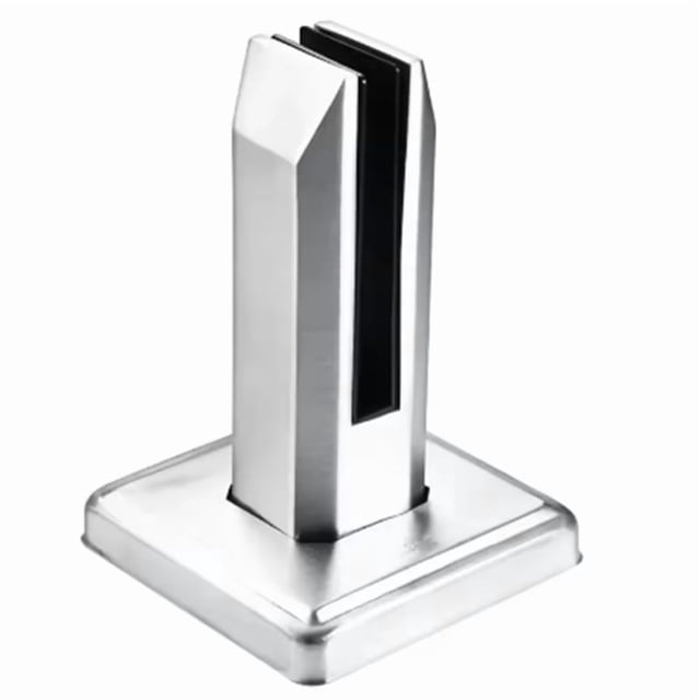 304 Stainless Steel Pool Clamp Glass Panel Pool Fence Staircase Bracket Spigot Balustrade Floor Deck Mount Support Clamp