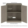 thumbnail image 4 of Evelyn&Zoe Alston 28" Wide Rectangular Accent Cabinet, Antiqued Gray Oak, 4 of 8