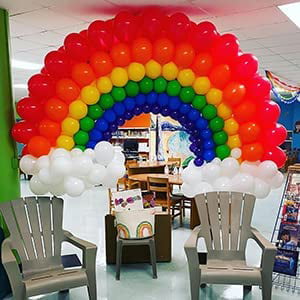 Wholesale 100 pcs. Pastel Rainbow Party Decor | Rainbow balloons