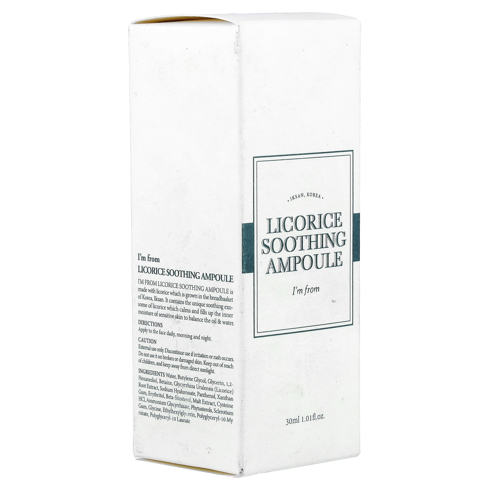 I'm From Licorice Soothing Ampoule, 1.01 fl oz (30 ml)