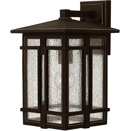

Wall Sconces 1 Light With Oil Rubbed Bronze Clear Seedy Aluminum Medium Base 15 inch 100 Watts