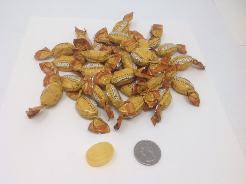 Ginger Hard Candy 2 pounds wrapped ginger lozenger lozenge candy