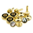 thumbnail image 4 of Yinanstore Trumpet Accessory Portable Easy Install Musical Instruments Accessories Trumpet Repairing Buttons Trumpet Valve Repair Kits Golden, 4 of 8