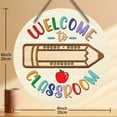thumbnail image 3 of Welcome to Our Class Back to School Door Sign Interchangeable Classroom Teacher Door Sign Wooden Door Hanger Seasonal Door Sign, 3 of 8