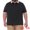 Black, variant on DARING DIVA Men's Contrast Collar Short Sleeves Breathable Polo Shirts XL White