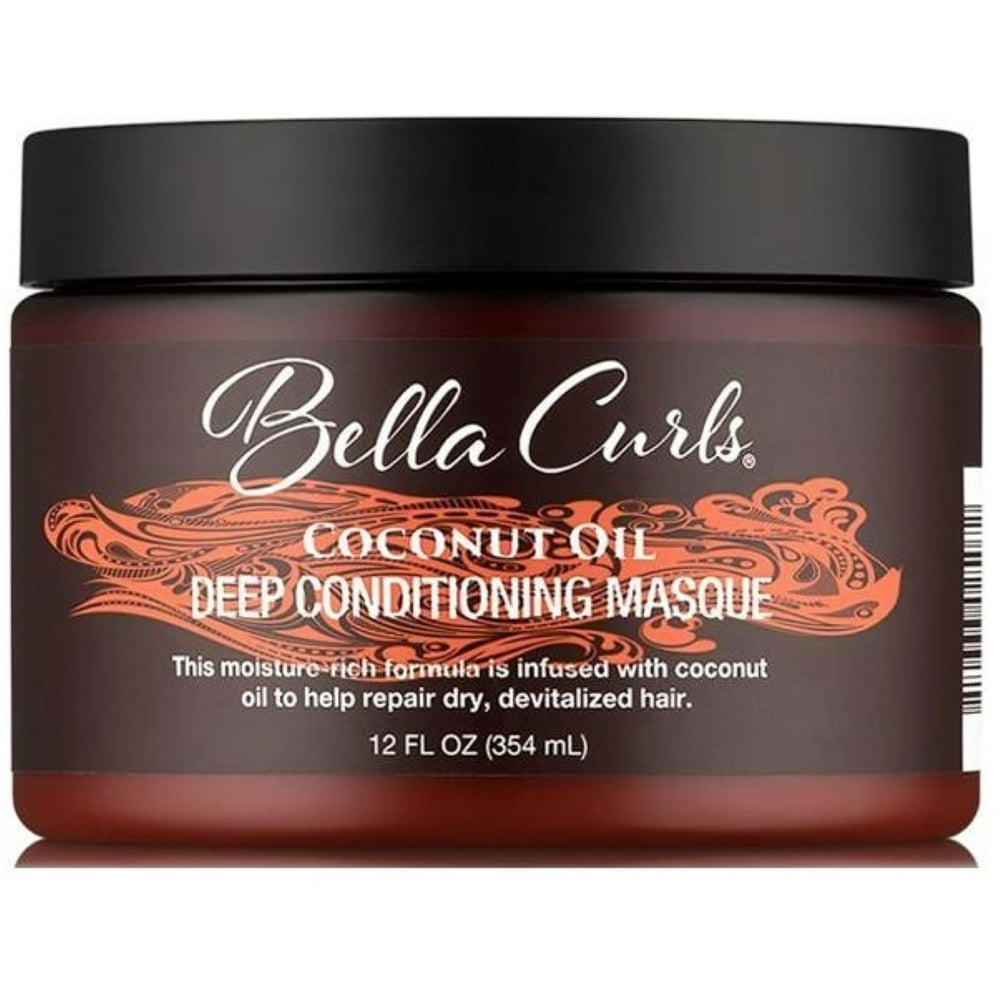 Bella Curls Coconut Oil Deep Conditioning Masque, 12 oz