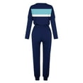 thumbnail image 5 of YUGYXL Lounge Sets for Women Sweatsuits Sets Two Piece Outfit Long Sleeve Pant Workout Athletic Tracksuits Dark Blue XXXL, 5 of 5