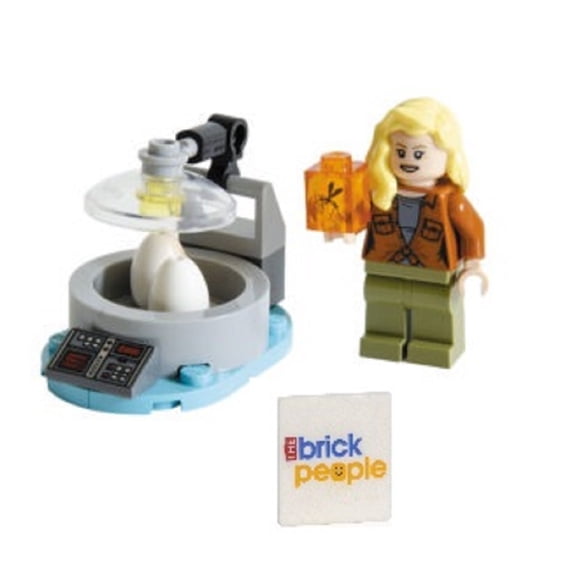 LEGO Jurassic World: Dr. Ellie Sattler Minifigure Dino Lab, Eggs and Mosquito