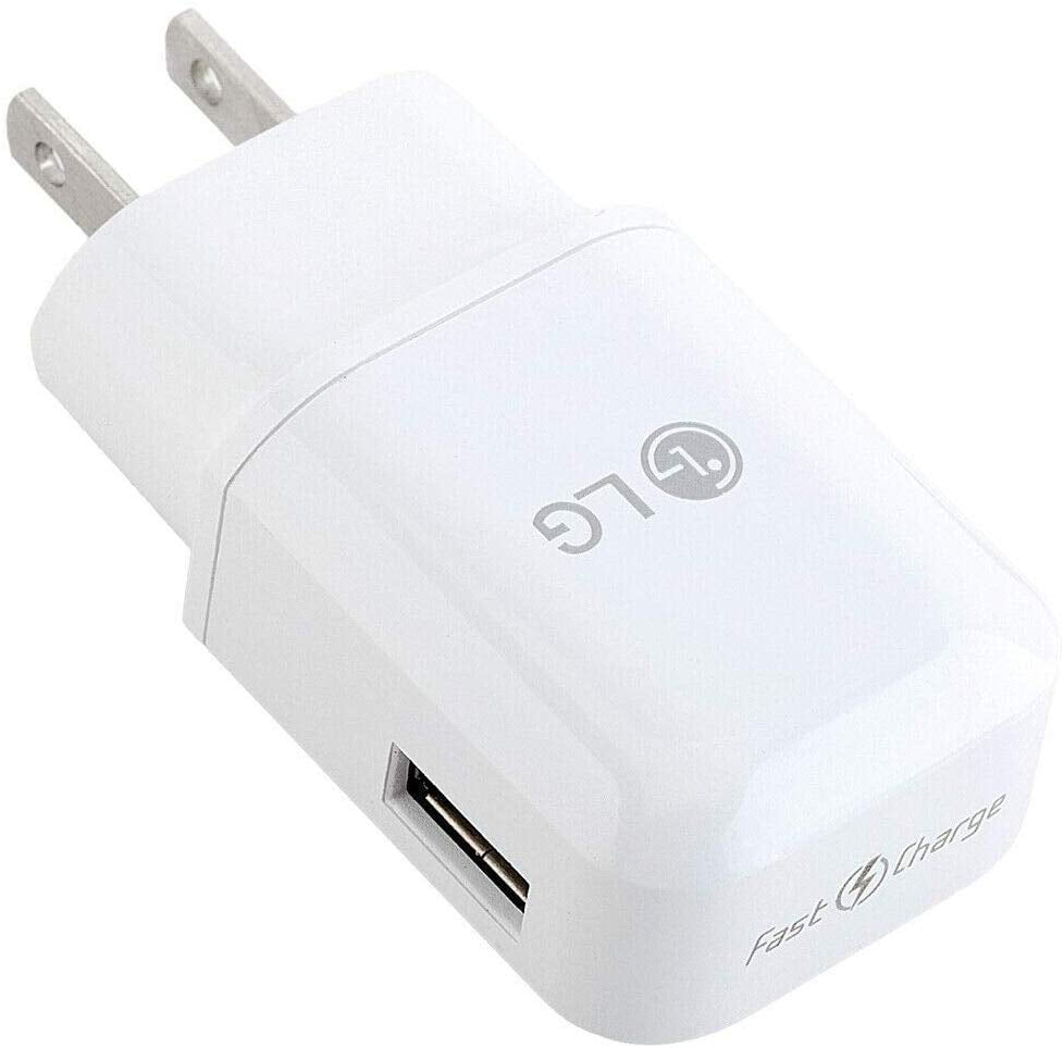 fiets Ochtend procedure Original Genuine LG Fast Charger Compatible with LG K41S LG K51S LG K61  Stylo 4 Stylo 5 Stylo 5+ Nexus 5X Adapter + Type C Cable - White -  Walmart.com