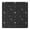 Black Star Planet, variant on Black Star Planet Moon Pattern Square Fitted Tablecloth with Elastic Edge,Square Table Cover,Washable Elastic Table Cover for Home Kitchen Party Decor 34"x34"