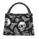 thumbnail image 1 of Fotbe Skull bird bat spider Bolsa Térmica Portátil con Estampado, Bolsa de Entrega de Alimentos Aislada, Bolsa Reutilizable de Gran Capacidad para Comidas y Supermercado, 1 of 6