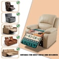 thumbnail image 6 of ZIATUBLES Running Horse Tribal Sunset Print Recliner Chair Cover, Quilted Polyester Anti-Slip Furniture Protector, Washable Pets Friendly Recliner Couch Slipcover for Living Room, 6 of 8