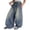 A01-Blue, variant on Women's High Waist Baggy Wide Leg Jeans Vintage Faded Wash Loose Fit Casual Denim Trousers
