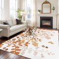 thumbnail image 2 of Large Area Rugs for Living Room Bedroom, Yellow Leaves 5'x8' Rug Washable Carpet Runner Indoor Outdoor, Summer Botanical Non Slip Floor Mats Rug for Kitchen, Bathroom, 2 of 8