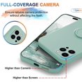 thumbnail image 5 of Étui pour iPhone 14/Plus/Pro/Pro Max (2022 Sorti), Étui en Silicone avec Anneau Support Rotatif à 360°, 5 of 5