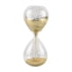 thumbnail image 2 of Reloj de arena brillante y elegante, pieza decorativa para estante, dormitorio u oficina. oro, 2 of 9