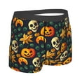 thumbnail image 3 of Bingfone Halloween Skull Men's Underwear - Casual Stretch Boxer Briefs-X-Large, 3 of 9