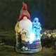 thumbnail image 5 of Matsuzay ¡Novedad de 2021! Estatua de enano de jardín, estatua de enano de resina que lleva bola mágica y luz Led Solar, gnomos, figuras de jardín, Iluminación y accesorios Rojo Matsuzay HA006303-02B, 5 of 6