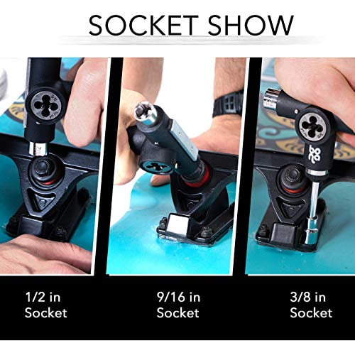 Bona Skate Tool 10-in-1 Multi-Function Skateboard Tools (Upgraded ...