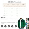 thumbnail image 3 of Mohiass Bomber Jacket Men Zip Up Lightweight Jackets Casual Stylish Fall Winter Coats Windbreaker Clothing with Pockets Green 2XL, 3 of 4