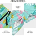 thumbnail image 6 of GZHJMY Flamingo Pajama Pants Short for Men, Lounge Pants Lightweight Men Pajama Bottoms with Drawstring Pockets, Christmas New Year Birthday Gifts, Small, 6 of 7