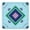 #003, variant on Turquoise Mahjong Mat with Lotus & Butterfly – 32.4x32.4 Inch Hand-Painted Rubber Mat, Zen Waterproof Anti-Slip Foldable for Game Nights