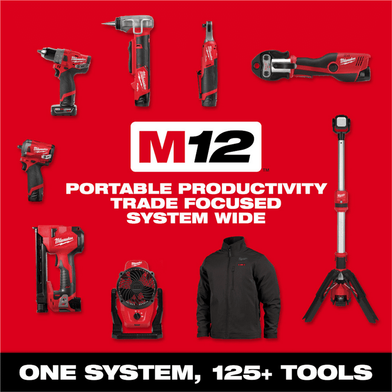 Milwaukee Tool M12 Brushless Rotary Tool Kit