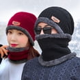 thumbnail image 5 of Tumao 3 PCS Winter Hat Scarf Gloves Set, Slouchy Beanie 3 in 1 Warm Set, Thermal Knitted Winter Hats, Warm Thick Fleece Lined Neck Warmer, Gifts for Women & Men, 5 of 5