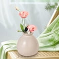 thumbnail image 1 of Mini florero de cerámica, mesa decorativa, jarrón con adorno floral para estante, dormitorio, TV, gabinete, mesa de centro, regalo de inauguración de Macarena Florero decorativo, 1 of 8