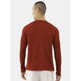 thumbnail image 2 of Athlux Men's Waffle Crewneck Pullover with Long Sleeves, Size S-3XL, 2 of 5
