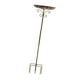 thumbnail image 2 of Tazón de alimentación de baño de pájaros comedero de aves fácil ensamblaje decorativo de metal de metal pájaro ave al aire libre para el baño para el, 2 of 8