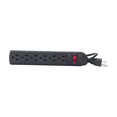 thumbnail image 2 of Bunblic 6 Outlet Power Strip for Multiple Devices Overload Protection Versatile Power Outlet with Switch for Commercial, Home, Garage 80cm, 2 of 8
