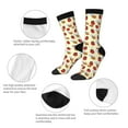 thumbnail image 3 of Fuzoiu Ladybug And Bee Print Athletic Crew Socks for Men & Women,Casual Crew Socks,Above Ankle Crew Socks for Business, Casual, 3 of 6