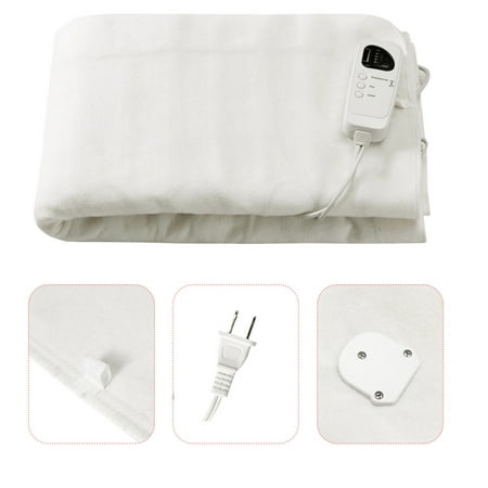 Costway Electric Heated Blanket Low-Voltage 5 Temperature Modes 8H Timer UL Twin Size