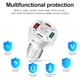 thumbnail image 2 of Cargador CARGAR RÁPIDO CADROLE CIRO CIRGADOR USB 4 Puertos con LED PD20W+Type-C+2USB (QC3.0+3.1A) Para 15 14 13 12 Pro Max Blue, 2 of 9