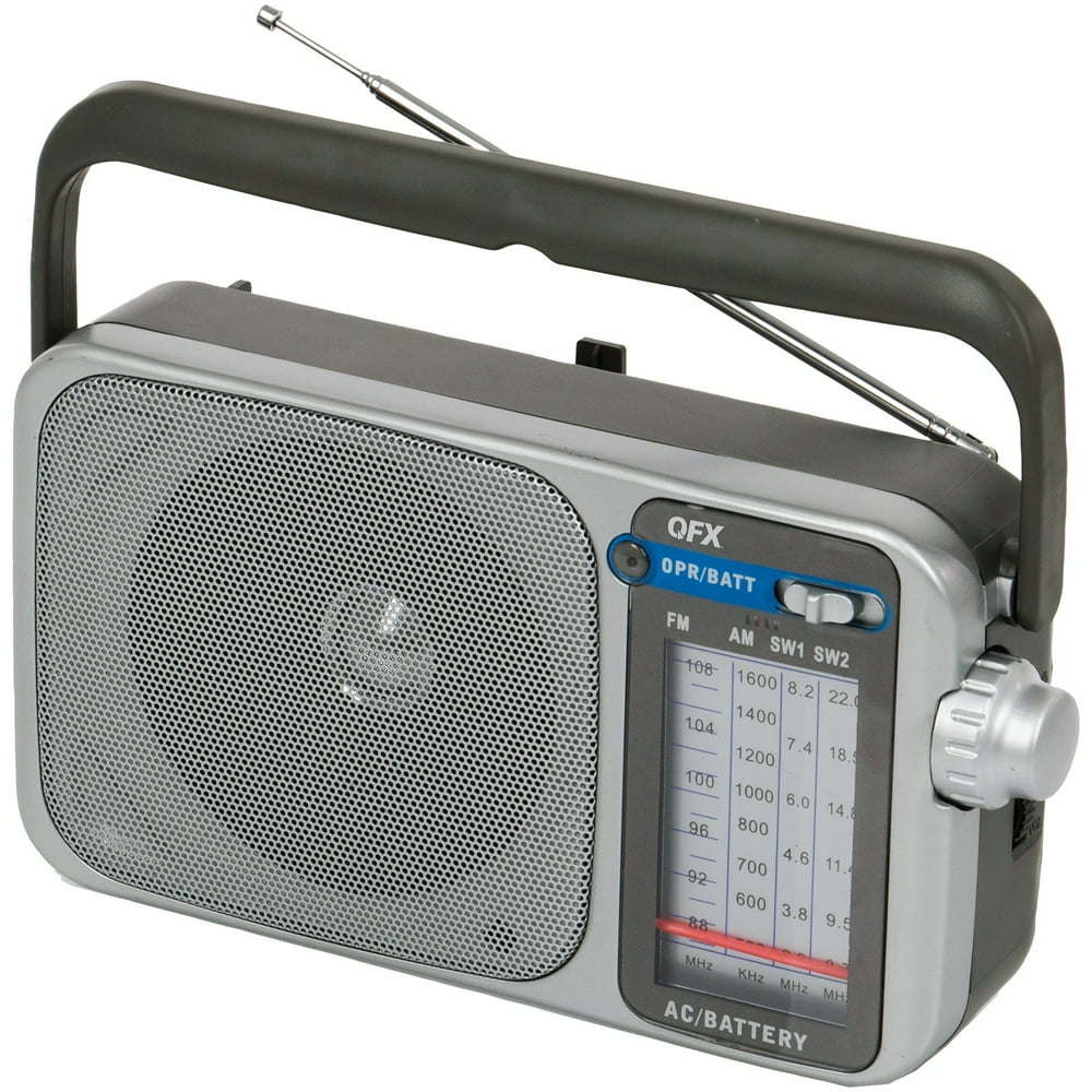 Qfx® R24 Retro Am/fm/sw1 And Sw2 Portable Radio
