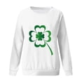 thumbnail image 4 of Pntutb Grande Taille Liquidation! Mode de la Saint-Patrick Chandail en Molleton Décontracté à Manches Longues Col Rond Imprimé pour Femmes, 4 of 4