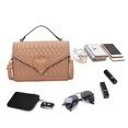 thumbnail image 4 of Bolsos cruzados para mujer Bolsos pequeños Bolso de hombro Bolso de noche para mujer con correa de cadena, 4 of 5