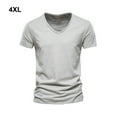 thumbnail image 4 of Sonducket Algodón Unisex Experiencia de moda africana Comodidad y autenticidad Hombres africanos Traje tradicional Ropa africana para hombres Camisetas gris claro, 1 4XL, 4 of 6